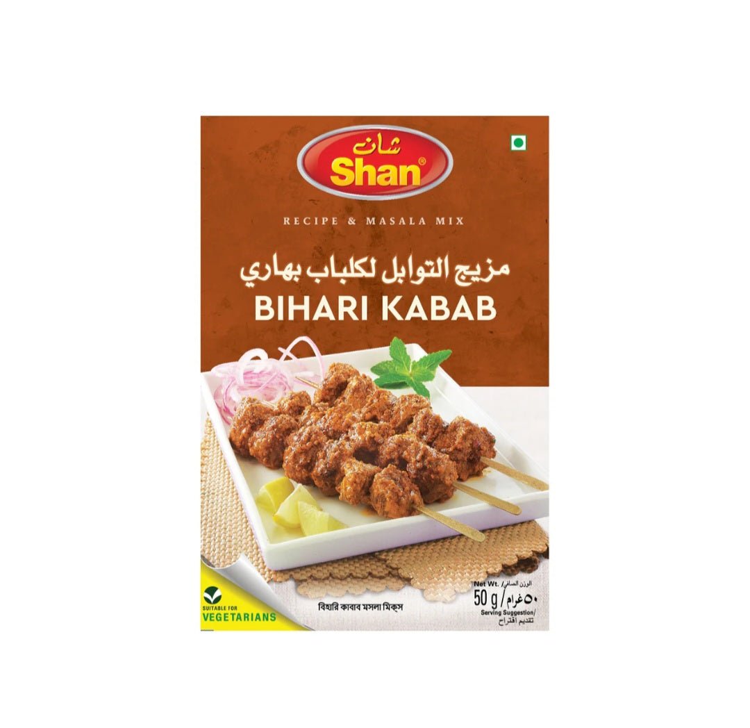 Shan Bihari Kabab Masala Mix 50g | مزيج التوابل كباب بهاري - 2kShopping