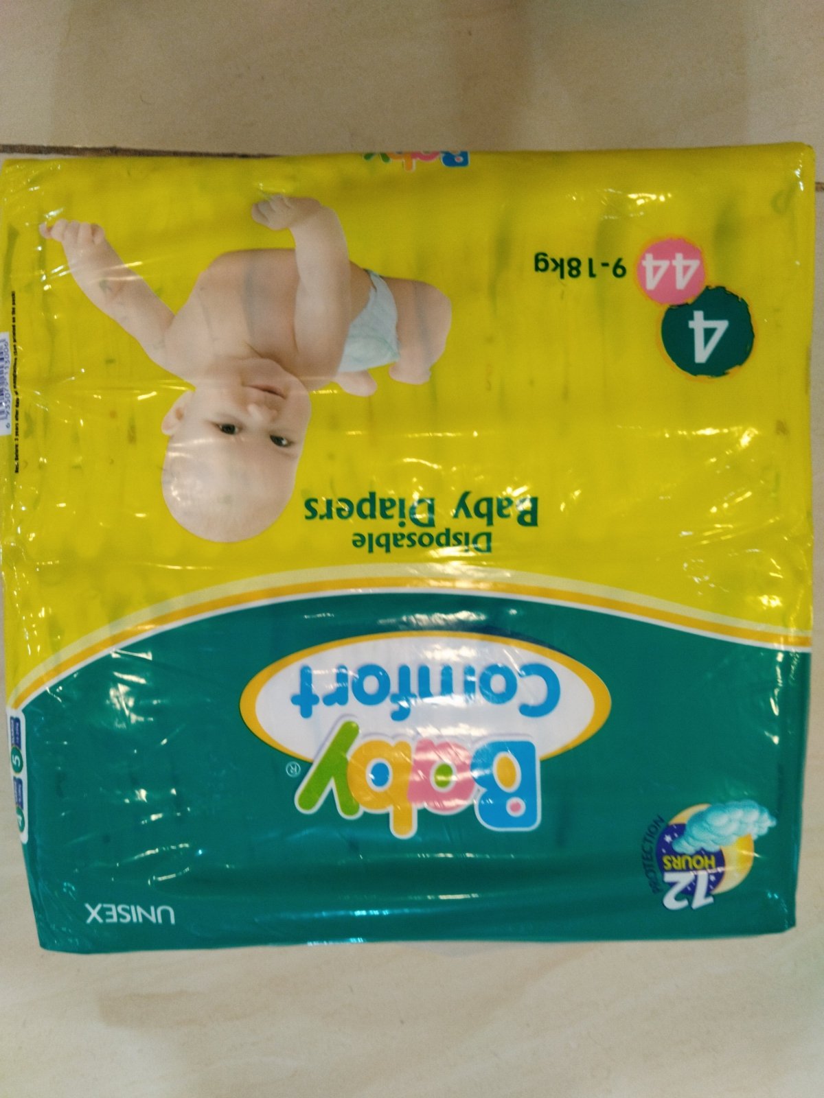 Baby Comfort Diapers No. 4 | حفاضات اطفال 9 - 18كجم (Exp:06 - 2027) - 2kShopping