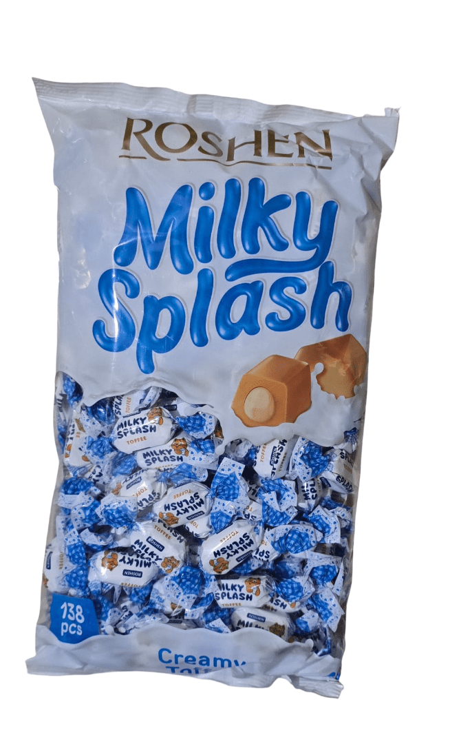 Roshen Milky Splash Toffee Bag 1Kg | روشن توفي سبلاش بالحليب - 2kShopping