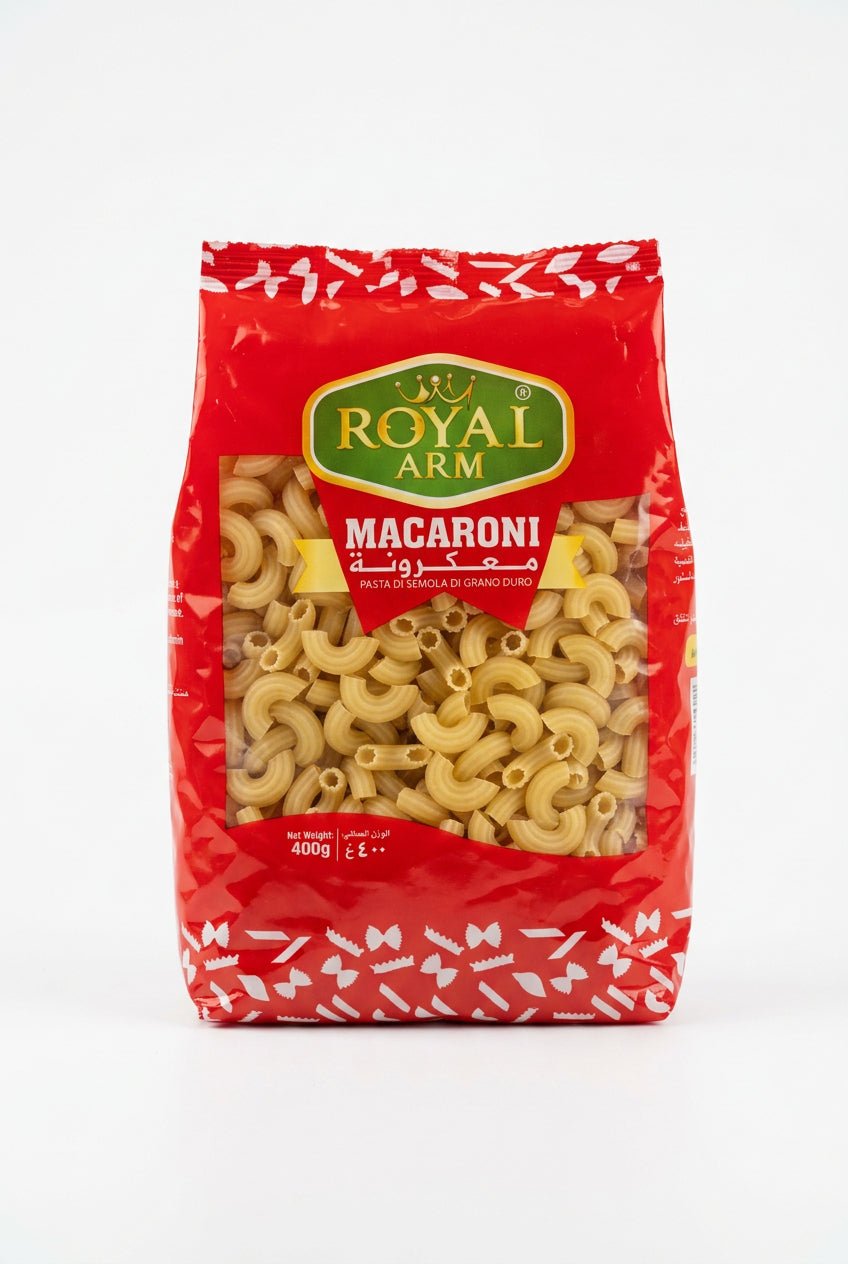 Royal Arm Fusilli Pasta 400g | رويال ارم مكرونة فوسيلي - 2kShopping