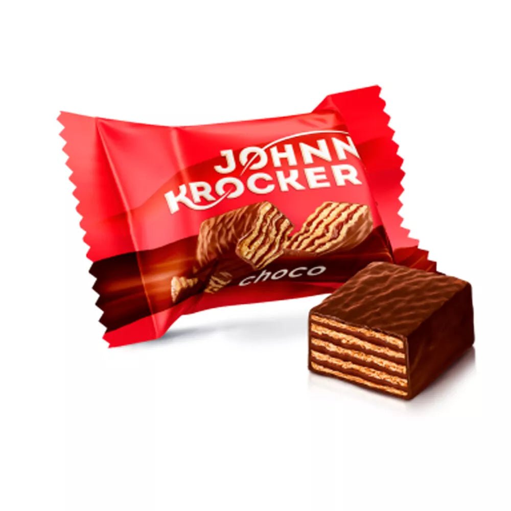 Roshen Johnny Krocker Choco 250g | روشن ويفر مغطى بالشوكولاتة - 2kShopping
