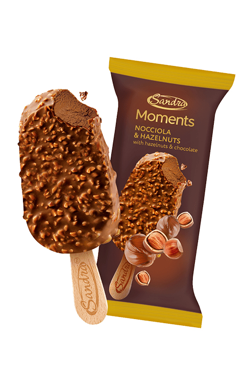 Sandra Moments Nocciola & Hazelnuts Ice Cream 85g - 2kShopping
