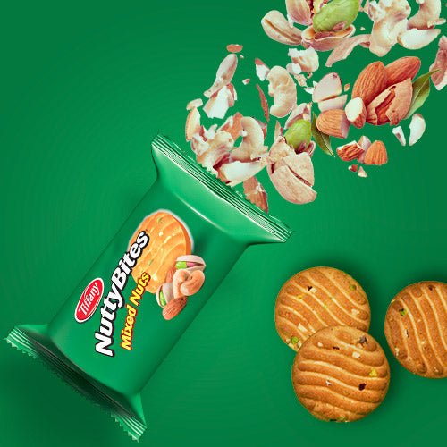 Tiffany Nutty Bites Mixed Nuts 72g | تيفاني نتي بايتس بالمكسرات - 2kShopping
