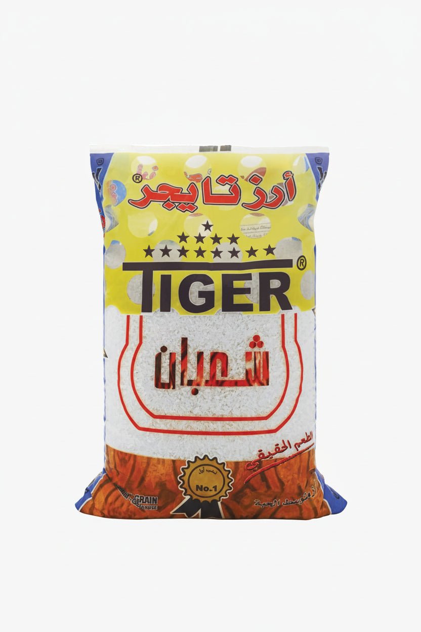 Tiger Medium Grain Rice 4.5Kg | أرز تايجر شعبان - 2kShopping
