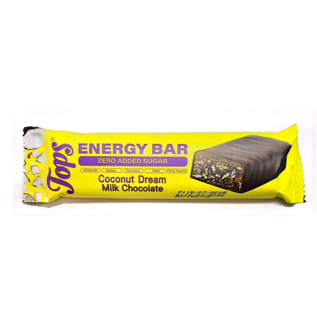 Tops Energy Bar Coconut Dream Milk Chocolate 50g - 2kShopping