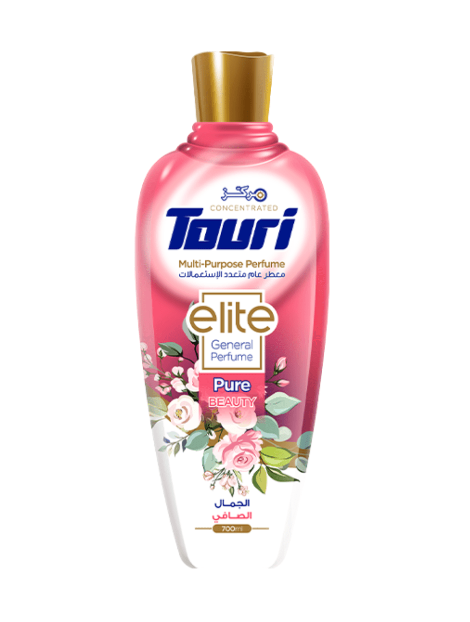 Touri Elite Perfume Pure Beauty 700ml | توري ايليت معطر متعدد الاستعمالات الجمال الصافي - 2kShopping