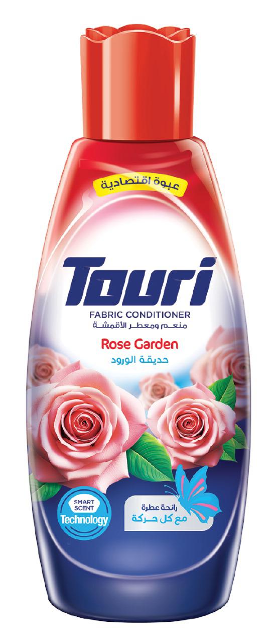 Touri Fabric Softener 1500ml Rose Garden | توﯨي منعم ومعطر الاقمشة حديقة الورود - 2kShopping