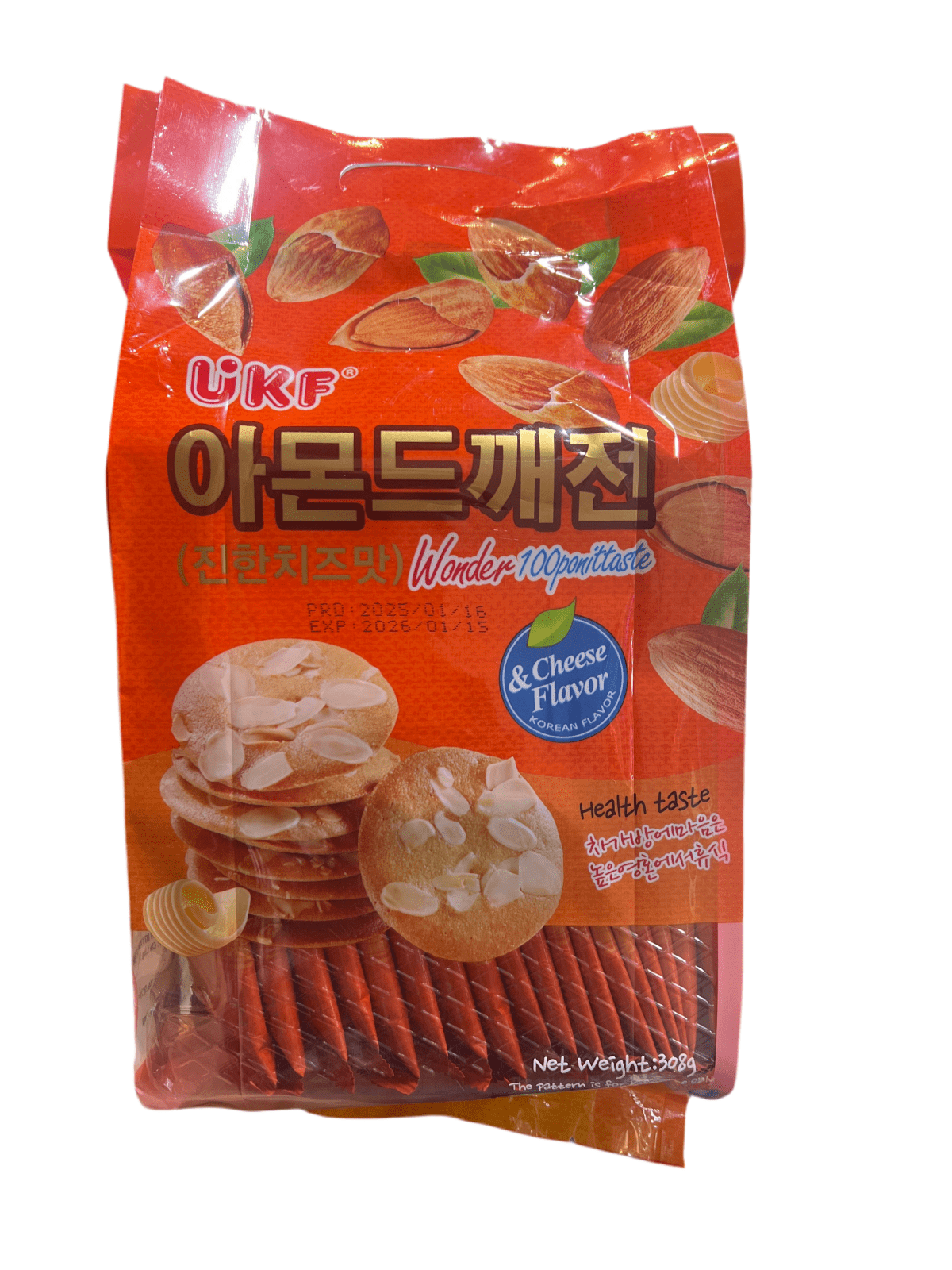 UKF Almond - Cheese Discs ( Chivas Regal) 308g | اقراص اللوز بالجبنة - 2kShopping