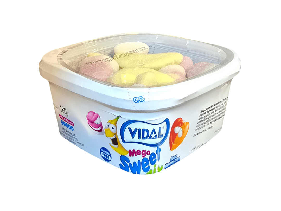 Vidal Mega Sweet Mix Gummy 160g - 2kShopping