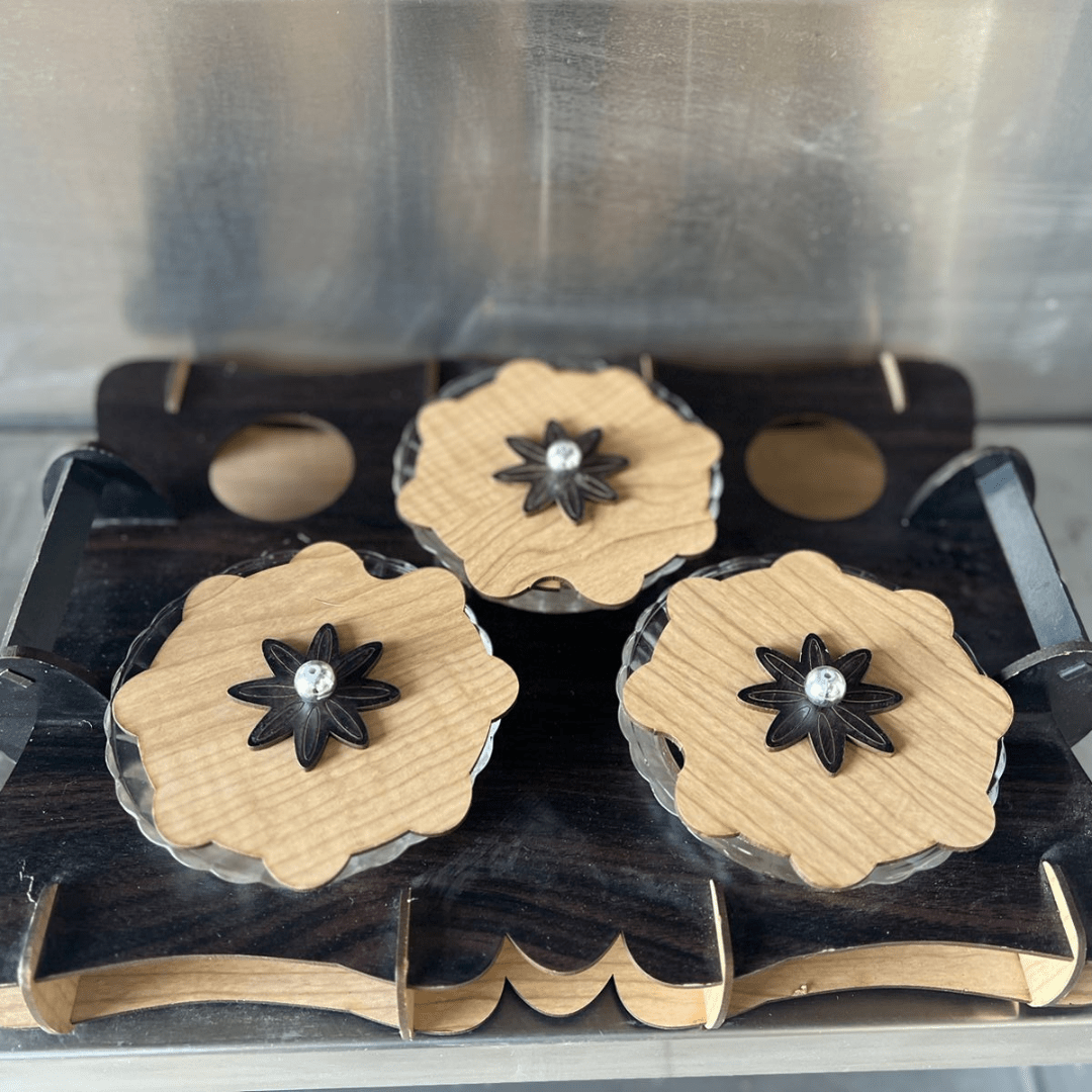 Wooden Mate Set | طقم خشبي للمتة - 2kShopping