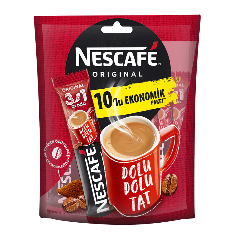 Nescafe Original 3in1 Arada Instant Coffee 17.5g |نسكافيه 3 في 1 قهوة سريعة التحضير أرادا الأصلية