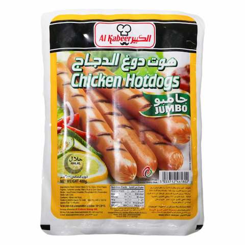 Al Kabeer Jumbo Chicken Hotdog 400g - 2kShopping.com