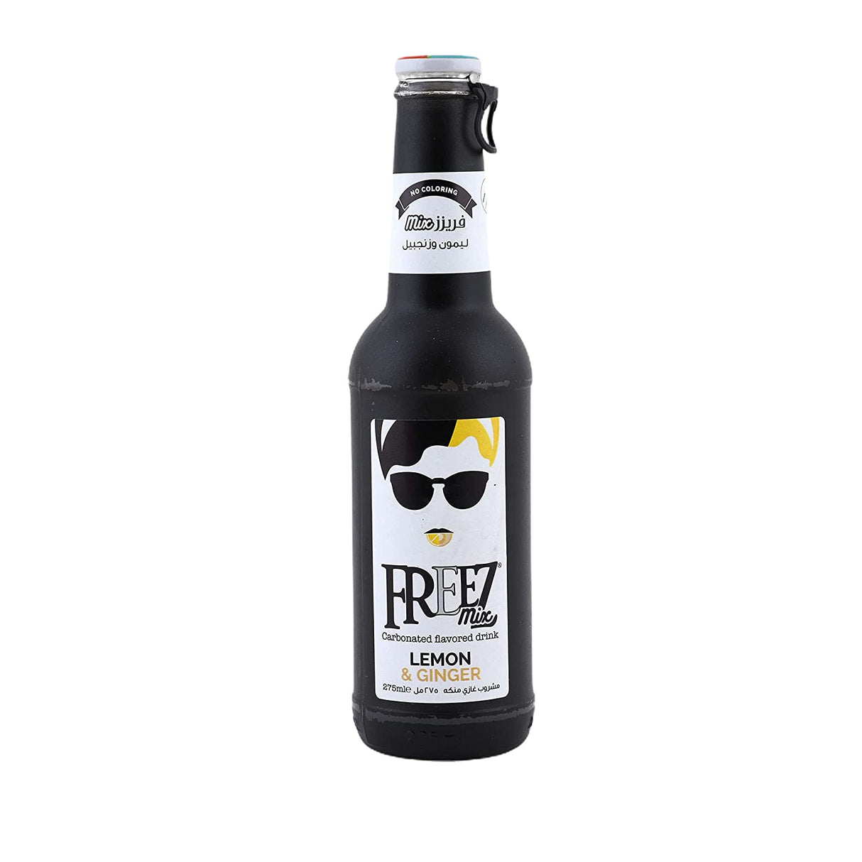 Freez Lemon and Ginger Carbonated Drink 275ml (Exp:01/12/2025) | فريز ليمون وزنجبيل - 2kShopping