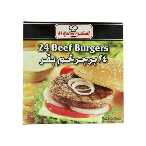 Al Kabeer 24 Beef Burgers 1.2kg - 2kShopping.com - Grocery | Health | Technology