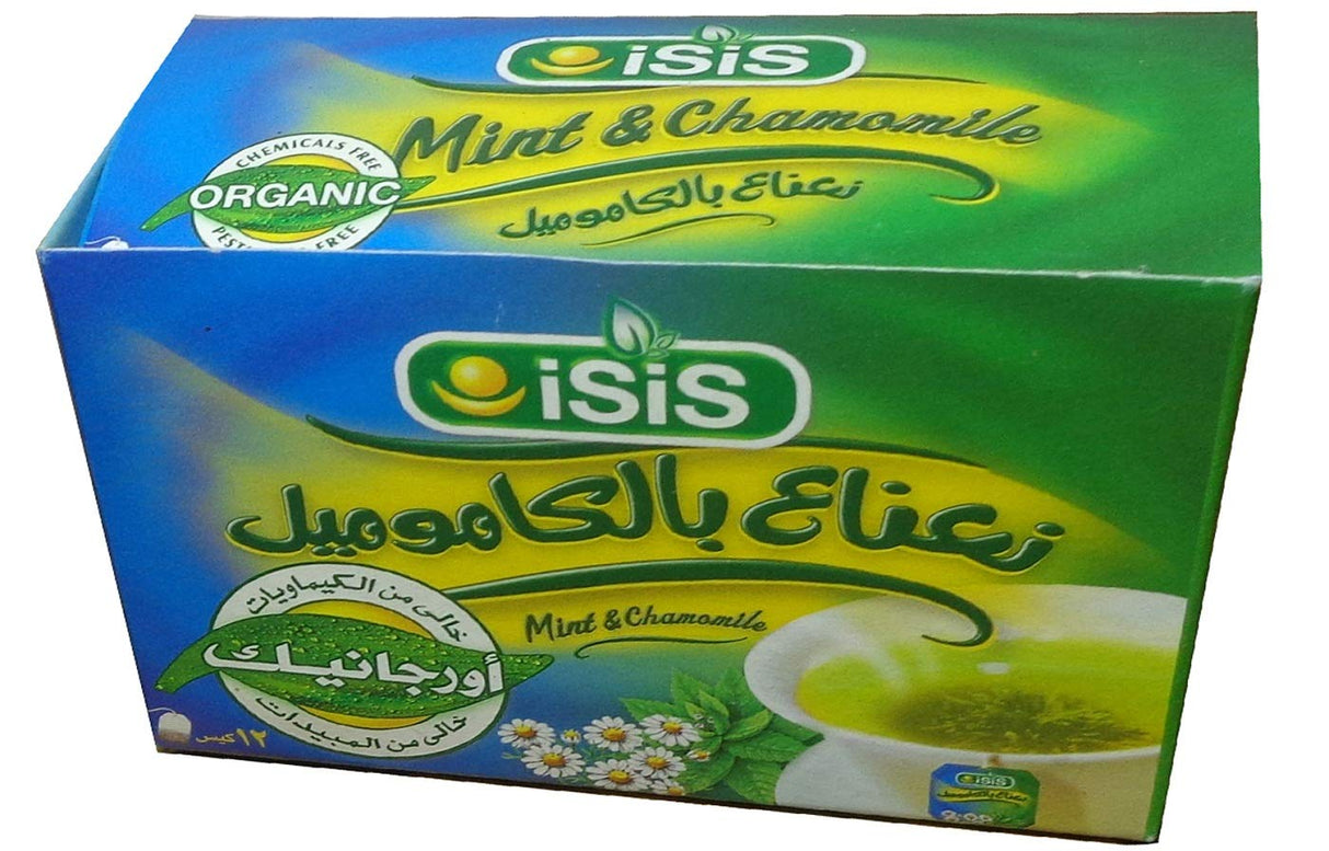 iSiS Mint and Chamomile Tea 25 sachets | ايزيس نعنع بالبابونج - 2kShopping