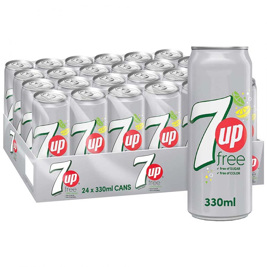 7Up Free 330ml Can | سفن اب خالي من السكر