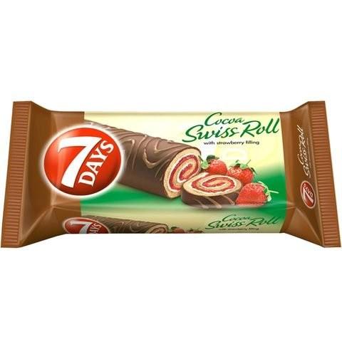 7 DAYS Strawberry Flavor Cocoa Swiss Roll 20g - 2kShopping.com - Grocery | Health | Technology
