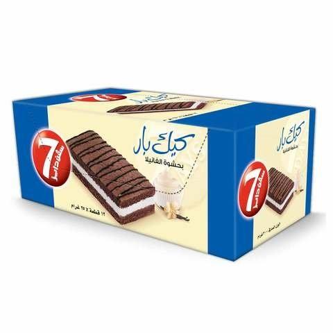7 Days Cake Bar Vanilla 25g x Pack of 12 - 2kShopping.com - Grocery | Health | Technology