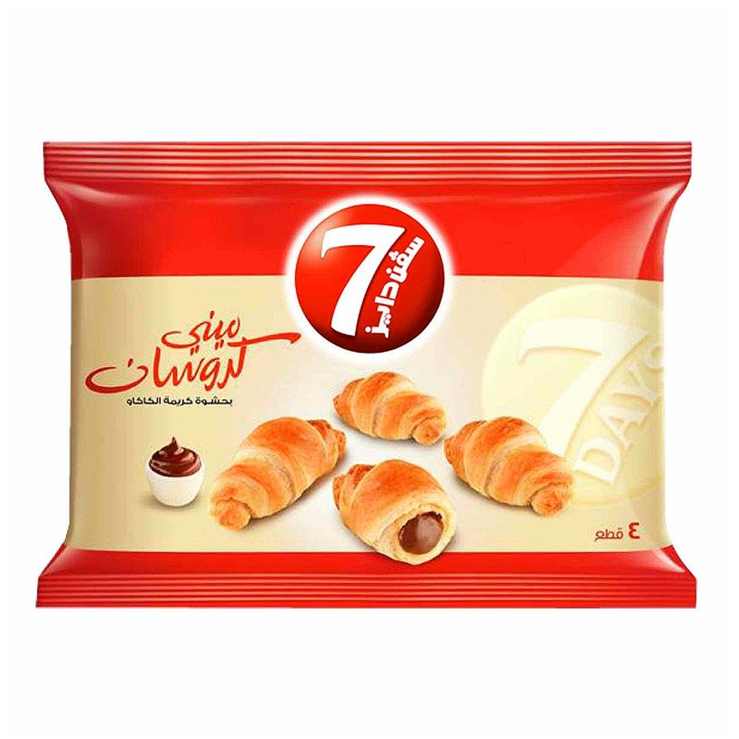 7Days Croissant Mini Chocolate 44g | ميني كرواسان الشوكولاتة - 2kShopping