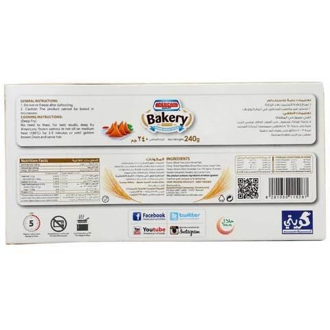 Americana Bakery Vegetable Samosa 240g - 2kShopping.com - Grocery | Health | Technology