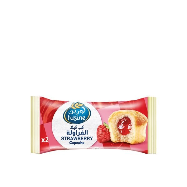 Lusine Strawberry Cupcake Pack of 2 x 30gm |كب كيك الفراولة - 2kShopping