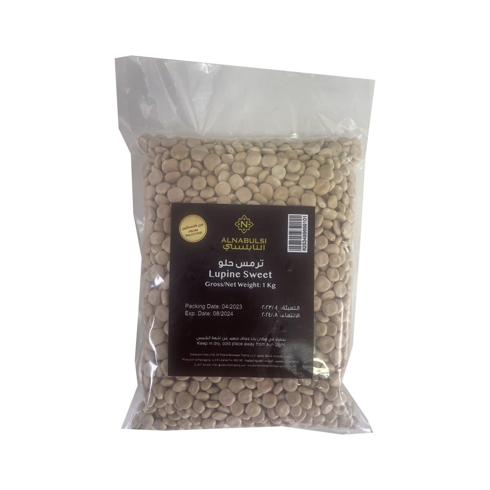 Al Nabulsi Sweet Lupine Palestine 1kg |النابلسي ترمس حلو فلسطيني - 2kShopping