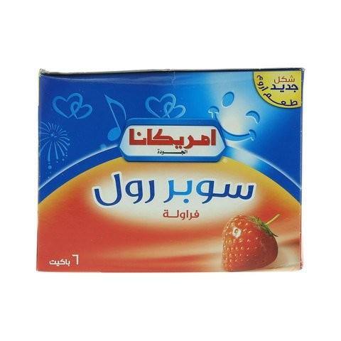 Americana Strawberry Super Roll Cake 60g x Pack of 6 - 2kShopping.com - Grocery | Health | Technology