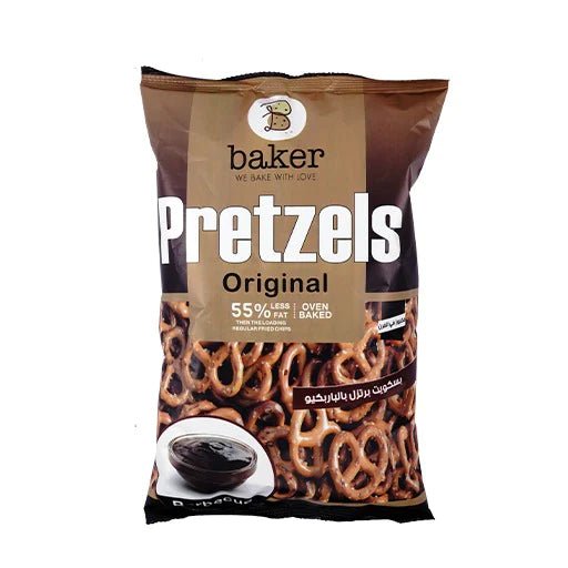 Baker Pretzels BBQ Biscuits 300g | بسكوت برتزل بالباربكيو - 2kShopping