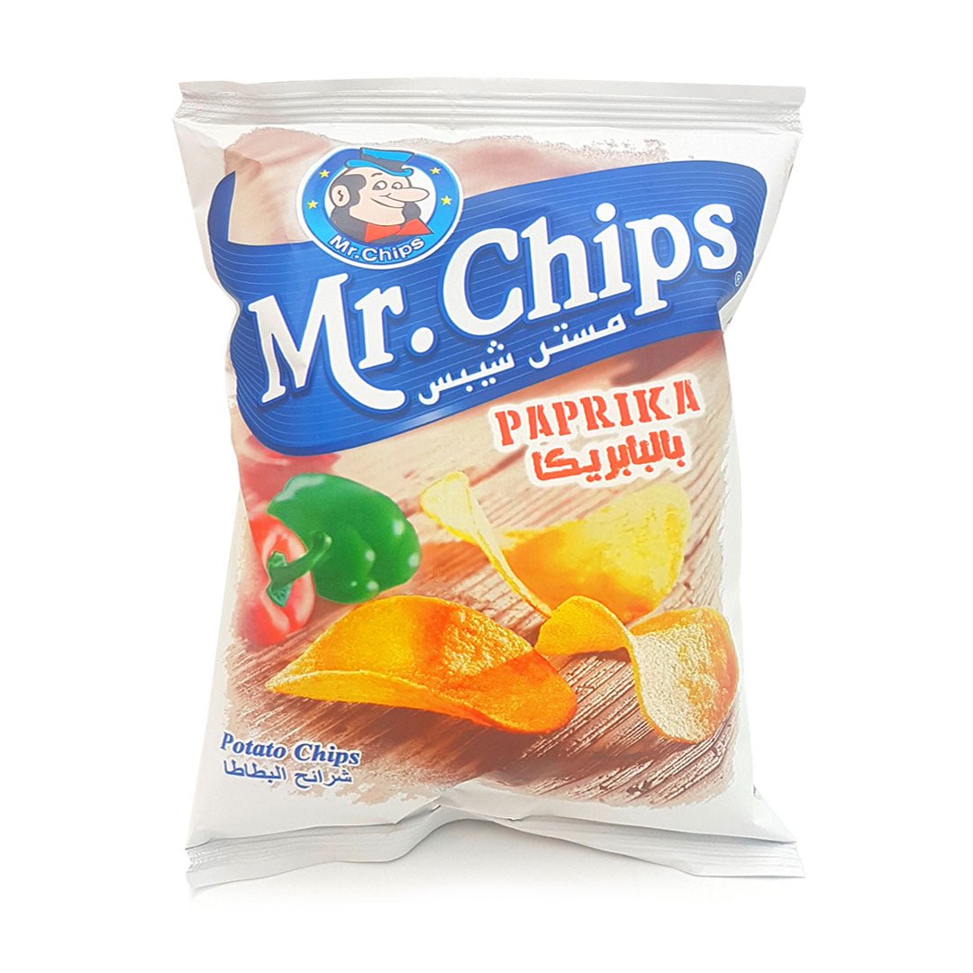 Mr Chips Paprika Potato Chips 155g | مستر شيبس بالبابريكا - 2kShopping