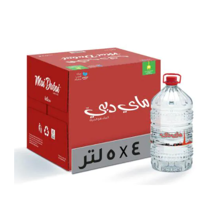 مياه ماي دبي للشرب 5 لتر × 4