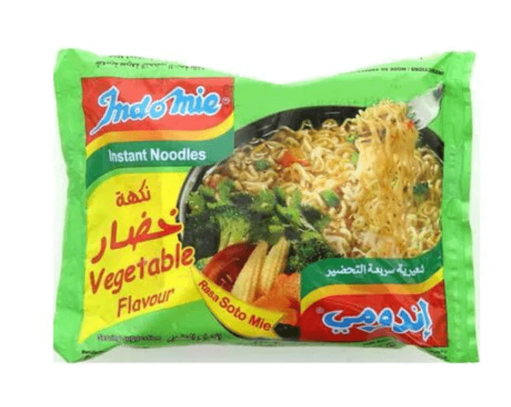 Indomie Vegetable Noodles 75g | اندومي بنكهة الخضار - 2kShopping