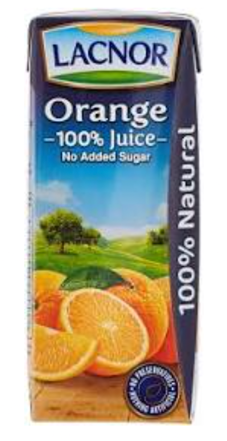 Lacnor Orange Juice 180ml | لاكنور عصير برتقال