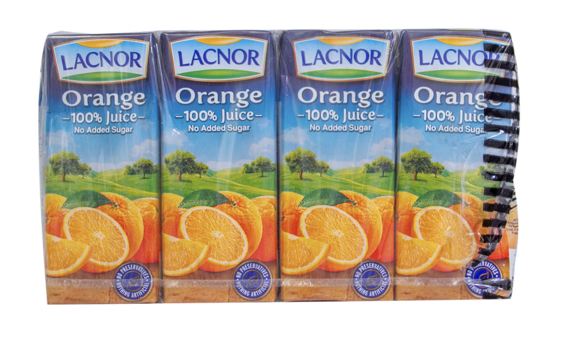 Lacnor Orange Juice 180ml | لاكنور عصير برتقال