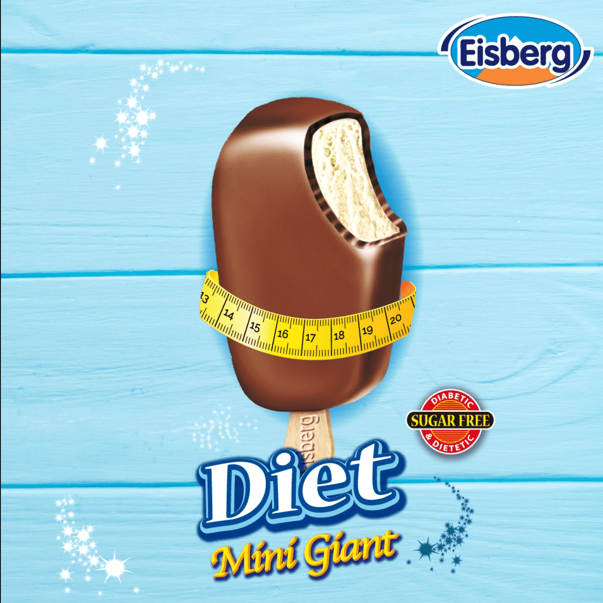 Eisberg Ice Cream Mini Giant Diet 56g | ايسبيرج ايسكريم ميني دايت - 2kShopping