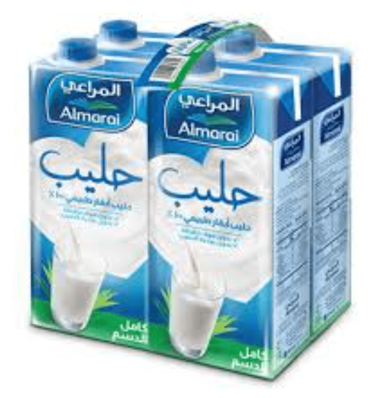 Al Marai Long Life Milk 1L | حليب كامل الدسم - 2kShopping