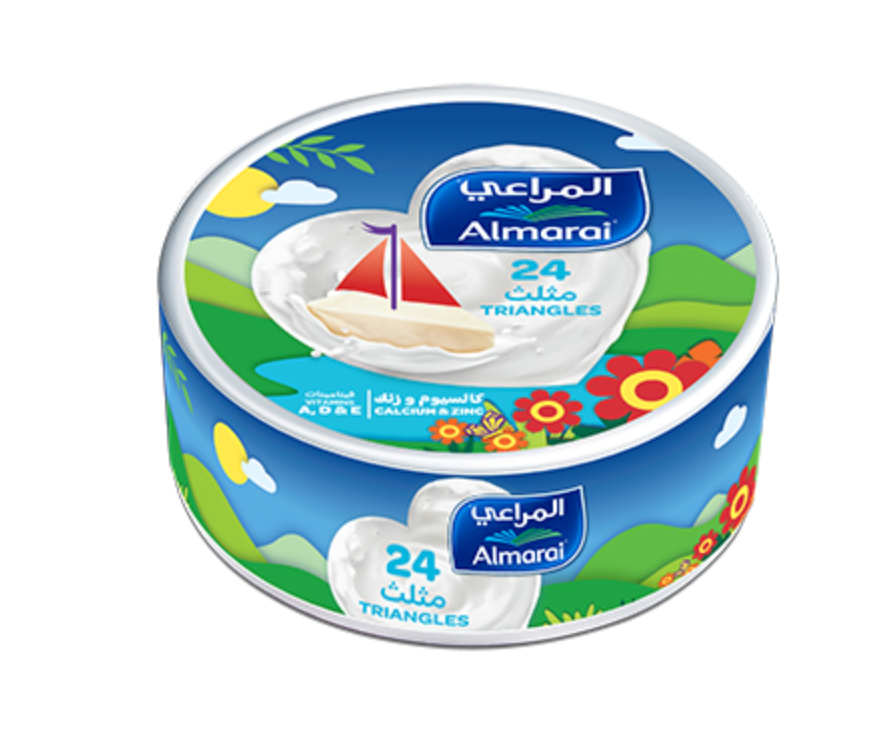 Almarai Triangles Cheese 24 Portions 360g | جبنة مثلثات