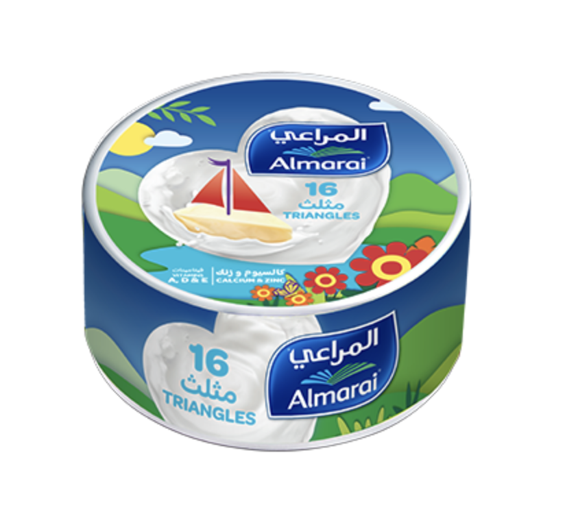 Almarai Triangles Cheese 16 portions 240g | جبنة مثلثات