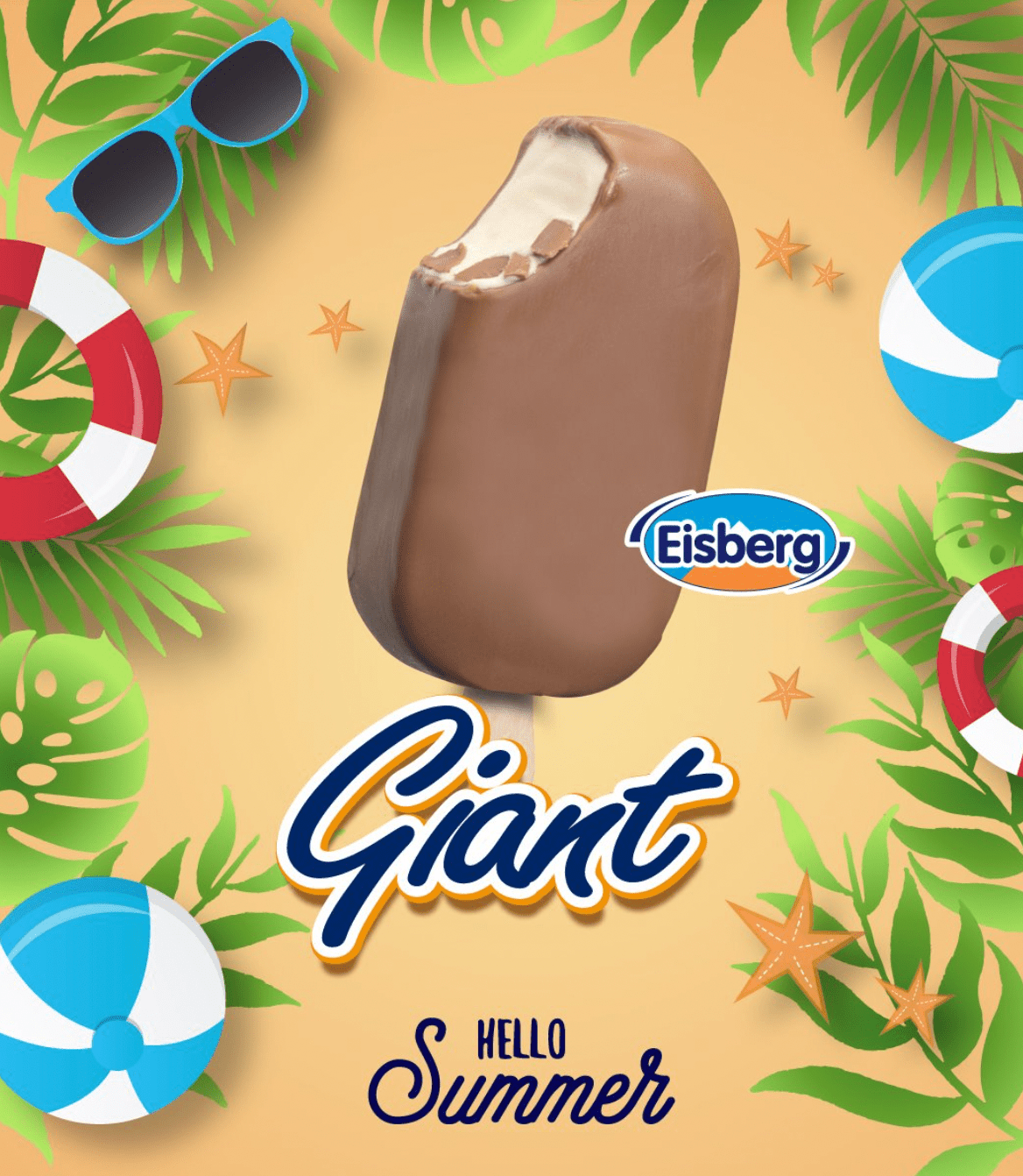 Eisberg Ice Cream Giant 91g | ايسبيرج ايسكريم جاينت - 2kShopping