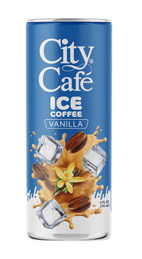 City Café Ice Coffee Vanilla 240ml | سيتي كافيه قهوة مثلجة بالفانيلا - 2kShopping