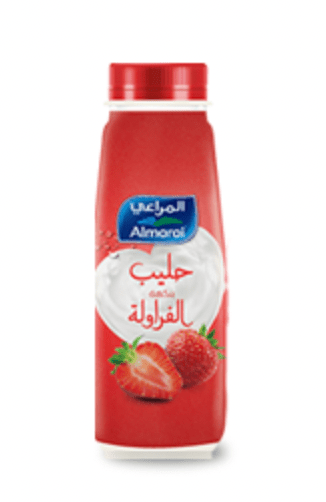 Al Marai Fresh Strawberry Milk 225ml | حليب طازج بالفراولة - 2kShopping