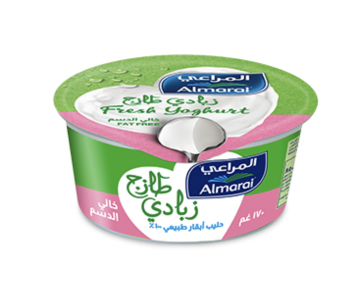 Almarai Fat Free Yoghurt 170g | زبادي خالي الدسم