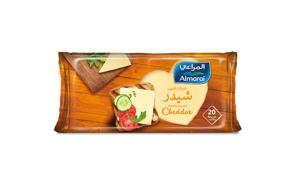 Almarai Cheddar Slices Cheese 400g | جبنة شرائح التشيدر