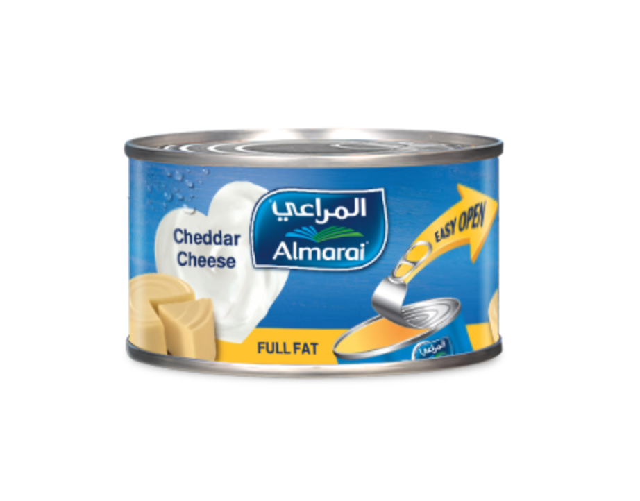 Almarai Processed Cheddar Cheese 200g | جبن شيدر البقرات الثلاث المطبوخ 200 جرام