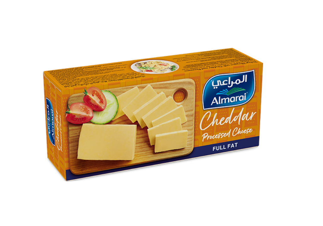 Almarai Processed Cheddar Cheese 454g | جبنة شيدر