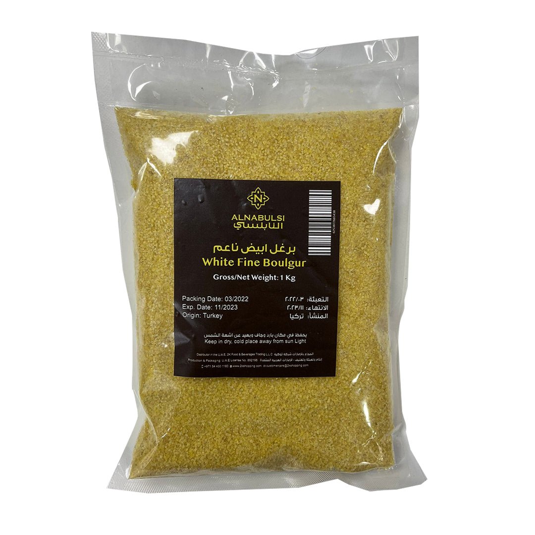 Al Nabulsi Boulgur White Fine 1kg | النابلسي برغل ابيض ناعم - 2kShopping