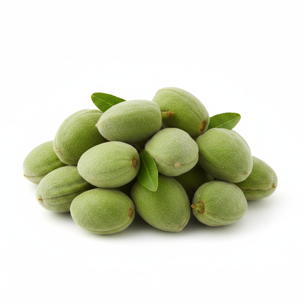 Almond Green Fresh Jordan Pack Approx: 400g | لوز اخضر أردني حامض - 2kShopping