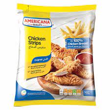 Americana Chicken Strips Original 750g | أمريكانا ستربس الدجاج الأصلي ٧٥٠ جم