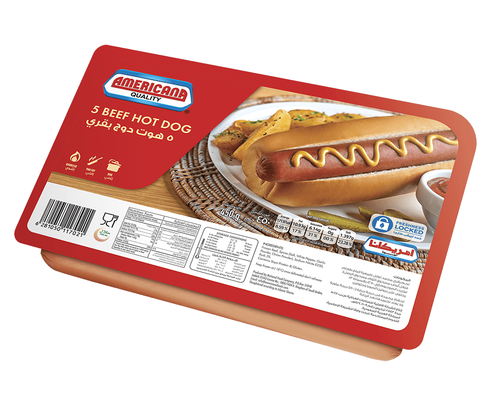Americana Beef Hot Dog 450g - 2kShopping.com - Grocery | Health | Technology