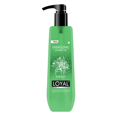 Loyal Shower Gel Energizing 900ml x 12 | لويال جل الاستحمام الاخضر - 2kShopping