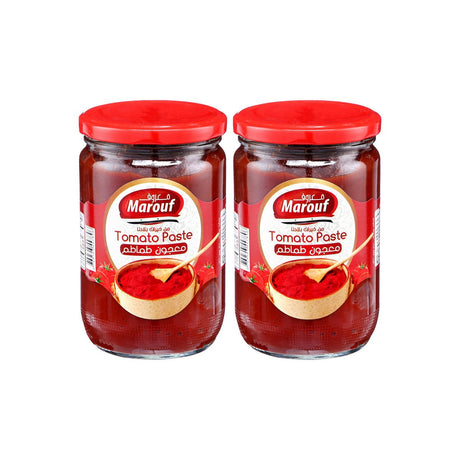 Marouf Tomato Paste 2 x 660g | معروف معجون الطماطم - 2kShopping